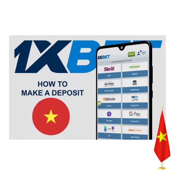 Gửi và rút tiền trên ứng dụng di động 1xBet